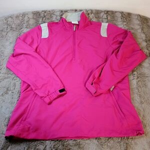 Nike Pink Golf Pullover Large